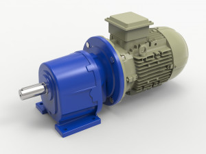 Gear Motor 3D Model