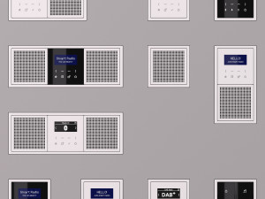 JUNG LS ZERO DOOR COMMUNICATION and SMART RADIO 16 items Model 3D