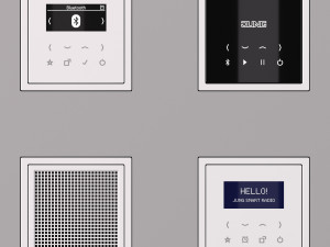 JUNG LS ZERO DOOR COMMUNICATION and SMART RADIO 16 items Model 3D