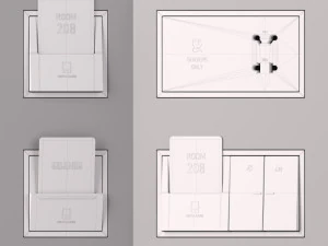 JUNG LS ZERO Hospitality KIT 25 items 3D Model