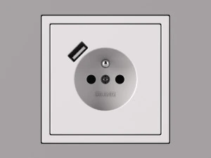 JUNG LS ZERO Switches and Sockets kit 80 items 3D Model