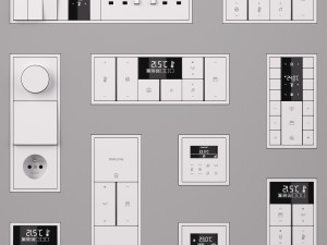 JUNG LS ZERO KNX SMART HOME KIT 34 items Modello 3D