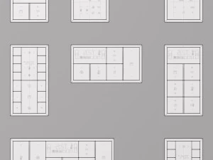 JUNG LS ZERO KNX SMART HOME KIT 34 items 3D Model