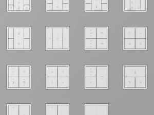 JUNG LS ZERO KNX SMART HOME KIT 34 items 3D Model