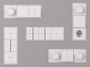 JUNG LS ZERO KNX SMART HOME KIT 34 items Modello 3D