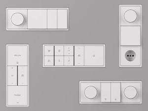 JUNG LS ZERO KNX SMART HOME KIT 34 items 3D Model