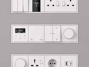 JUNG LS ZERO KNX SMART HOME KIT 34 items 3D Model