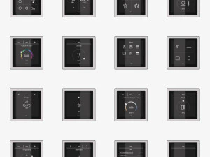 JUNG LS ZERO LS TOUCH - de slimme KNX-kit 54 stuks 3D Model