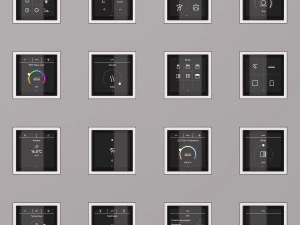 JUNG LS ZERO LS TOUCH - the smart KNX kit 54 items 3D Model