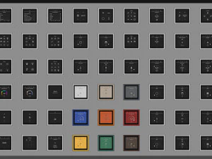 JUNG LS ZERO LS TOUCH - the smart KNX kit 54 items 3D Model