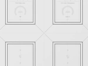 JUNG LS ZERO LS TOUCH - the smart KNX kit 54 items 3D Model