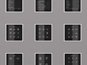 JUNG LS ZERO LS TOUCH - the smart KNX kit 54 items 3D Модель