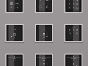 JUNG LS ZERO LS TOUCH - the smart KNX kit 54 items 3D Модель
