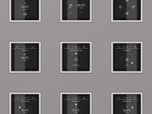 JUNG LS ZERO LS TOUCH - the smart KNX kit 54 items 3D Модель