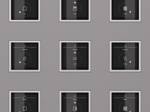 JUNG LS ZERO LS TOUCH - the smart KNX kit 54 items 3D Модель