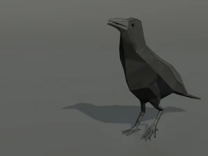 Raven Anima&ccedil;&atilde;o Loupoly Modelo 3D