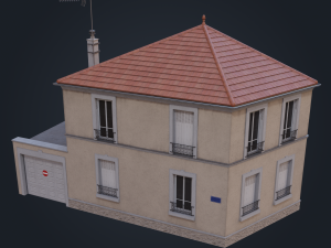 Paris suburban house - AVH 3D Model