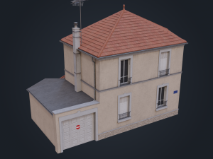 Paris suburban house - AVH Modelo 3D