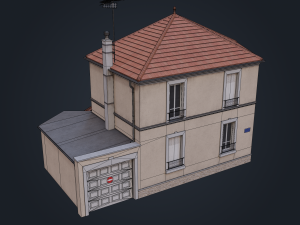 Paris suburban house - AVH Modelo 3D