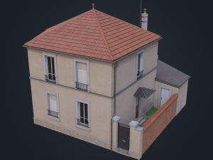 Paris suburban house - AVH Modelo 3D