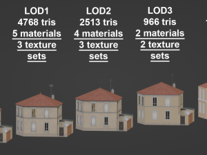 Paris suburban house - AVH Modelo 3D