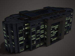 City courthouse - BUH Modèle 3D