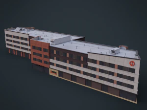 H&ocirc;tel American Origin &agrave; Red Rocks - DEN Modèle 3D