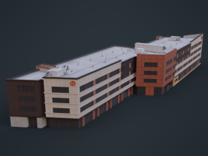 American Origin Hotel Red Rocks - DEN Modello 3D