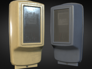 Japanese electricity meter box - EMB-02 3D Model