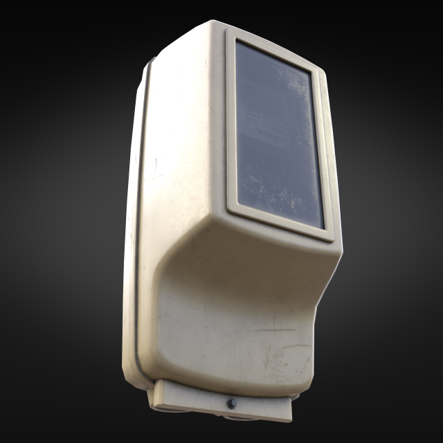 Japanese electricity meter box EMB02 3D Model in Miscellaneous 3DExport