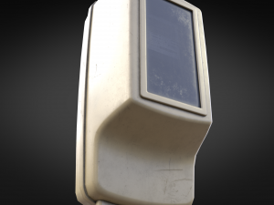 Japanese electricity meter box - EMB-02 3D Model