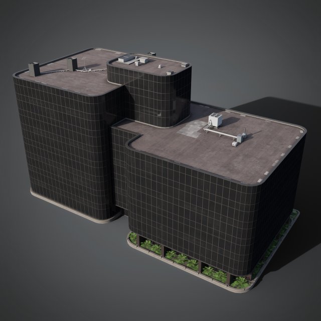 Seattle office building - RCI Modelo 3D .c4d .max .obj .3ds .fbx .stl .blend 