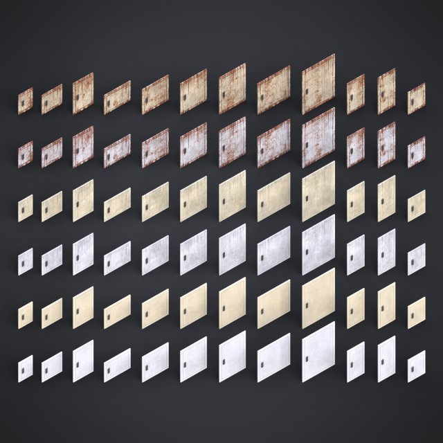 Japanese Electric Boxes - BF10 3D 模型 .c4d .max .obj .3ds .fbx .stl .blend 