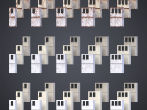 Japanese Electric Boxes - MSB Model 3D
