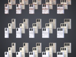 Japanese Electric Boxes - MSB 3D Model
