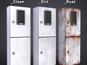 Japanese Electric Boxes - MSB 3D Model