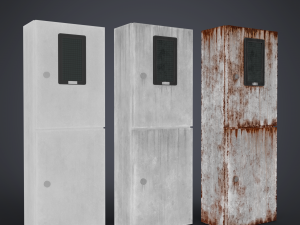 Japanese Electric Boxes - MSB Model 3D