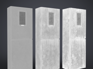 Japanese Electric Boxes - MSB Model 3D