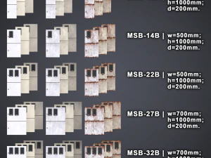 Japanese Electric Boxes - MSB 3D Model
