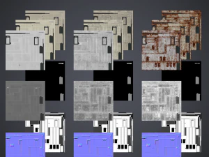 Japanese Electric Boxes - MSB 3D Model