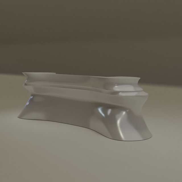 Front Desk 3D 模型 .c4d .max .obj .3ds .fbx .stl .blend 