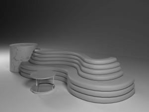 Lounge Sofa 3D 模型