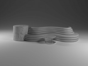 Lounge Sofa 3D Model
