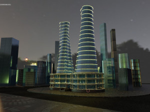 Skyscraper 3D Model
