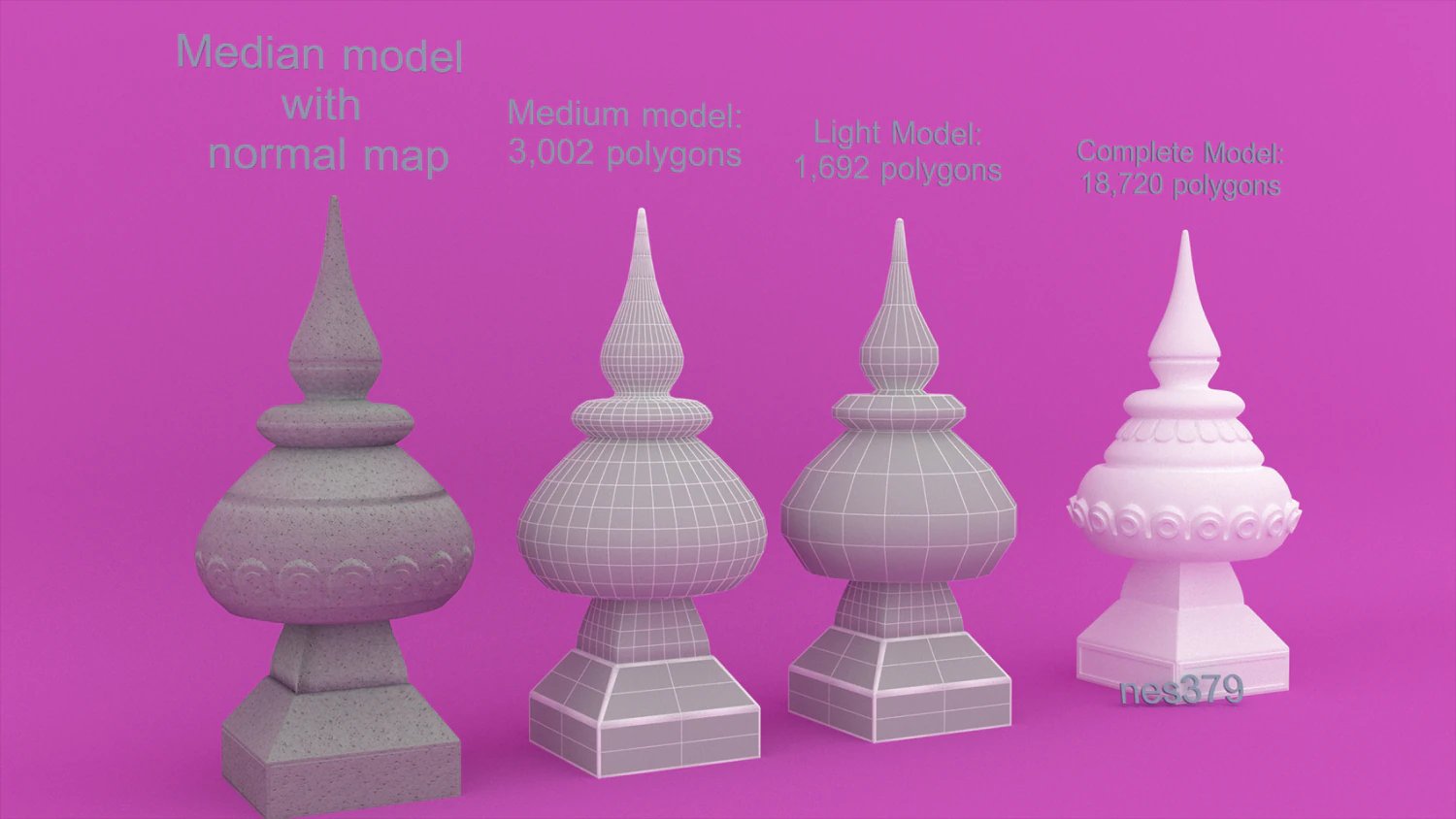 Mojo 3D Print Model .c4d .max .obj .3ds .fbx .stl .blend 