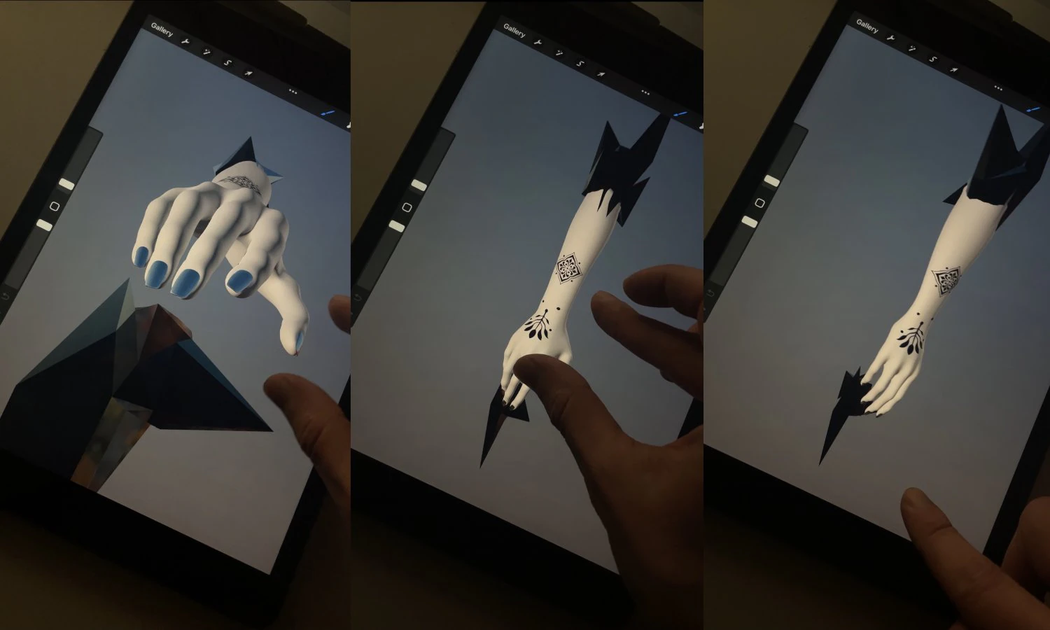 Tattoo Mockup for Procreate 3D Model .c4d .max .obj .3ds .fbx .stl .blend
