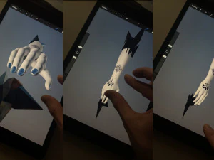 Maquette de tatouage pour procr&eacute;er Modèle 3D