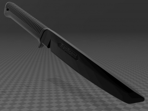 Recon Tanto training knife 3D Print Model