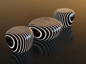 Muebles de exterior que brillan en la oscuridad Modelo 3D