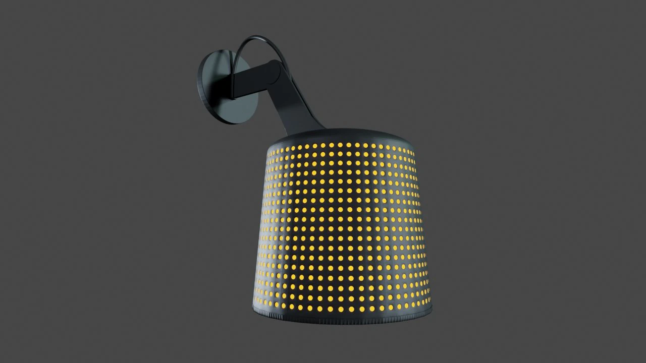 LAMP SHELTER 3D Model .c4d .max .obj .3ds .fbx .stl .blend